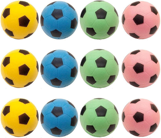 Professional Foam Soccer Balls for Cats - Set of 12